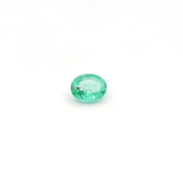 0.36ct Oval Natural Emerald (Colour Green, Clarity Slightly Included, Cut Faceted)