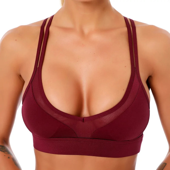 Sports Breathable Fitness Shockproof Bra