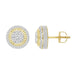 EARRINGS 0.25CT ROUND DIAMOND 10K YELLOW GOLD