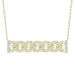 LADIES NECKLACE 0.25CT ROUND DIAMOND 10K YELLOW GOLD