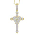 MEN'S PENDANT 0.50CT ROUND DIAMOND 10K YELLOW GOLD