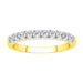 LADIES BAND 0.50CT ROUND DIAMOND 14K YELLOW GOLD (SI QUALITY)