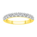 LADIES BAND 0.75CT ROUND DIAMOND 14K YELLOW GOLD