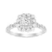 LADIES RING 1.25CT ROUND DIAMOND 14K WHITE GOLD (SI QUALITY)