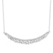 LADIES NECKLACE 0.75CT ROUND DIAMOND 14K WHITE GOLD