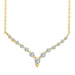 LADIES NECKLACE 0.25CT ROUND DIAMOND 14K YELLOW GOLD