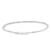 LADIES FULL FLEXIBLE BANGLE SEMI MOUNT 2.00CT ROUND DIAMOND 14K WHITE GOLD