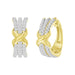 LADIES EARRINGS 0.33CT ROUND DIAMOND 14K YELLOW GOLD