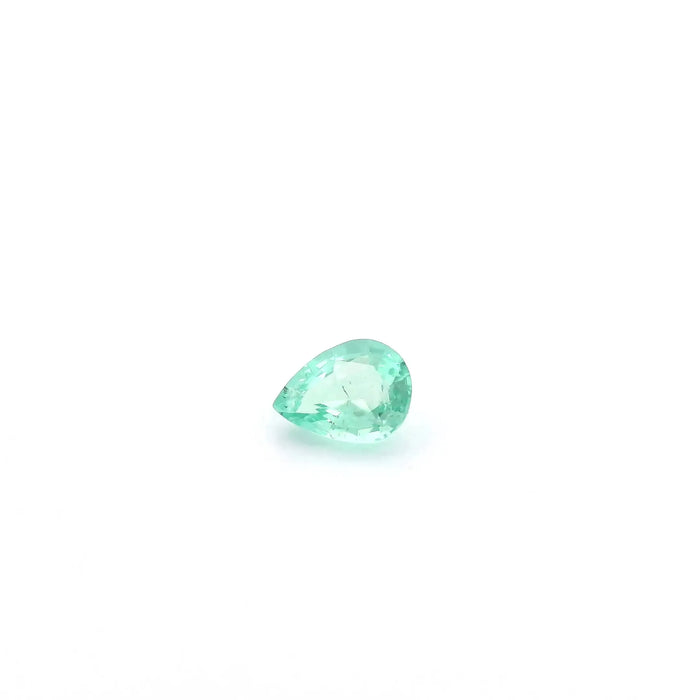 0.29ct Pear Natural Emerald (Colour Green, Clarity Slightly Included, Cut Faceted)