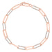 LADIES BRACELETS 0.50CT ROUND DIAMOND 14K ROSE GOLD