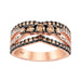 LADIES RING 1.00CT ROUND DIAMOND 14K ROSE GOLD