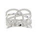 LADIES RING 0.33CT ROUND DIAMOND 14K WHITE GOLD