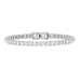 LADIES  BRACELET 1.00CT ROUND DIAMOND 14K WHITE GOLD