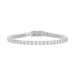 LADIES TENNIS BRACELET 3.00CT ROUND DIAMOND 14K WHITE GOLD