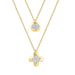 LADIES NECKLACE 0.15CT ROUND DIAMOND 10K YELLOW GOLD