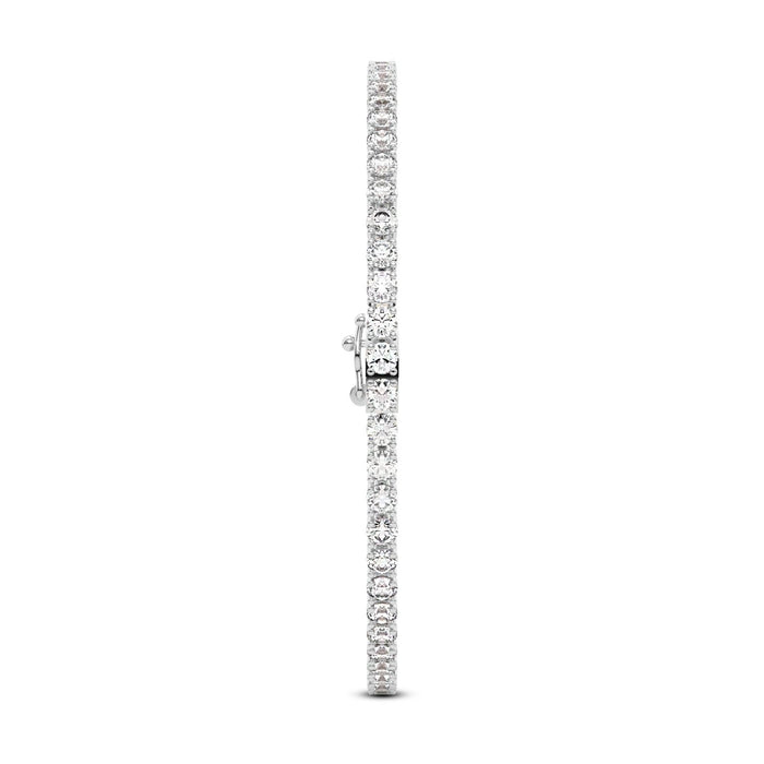 4 Prong Round Tennis Bracelet - Platinum, 7 inches.00 Ct