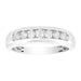 MEN'S BAND 0.50CT ROUND DIAMOND 10K WHITE GOLD