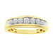 MEN'S BAND 0.50CT ROUND DIAMOND 14K WHITE GOLD (SI QUALITY)