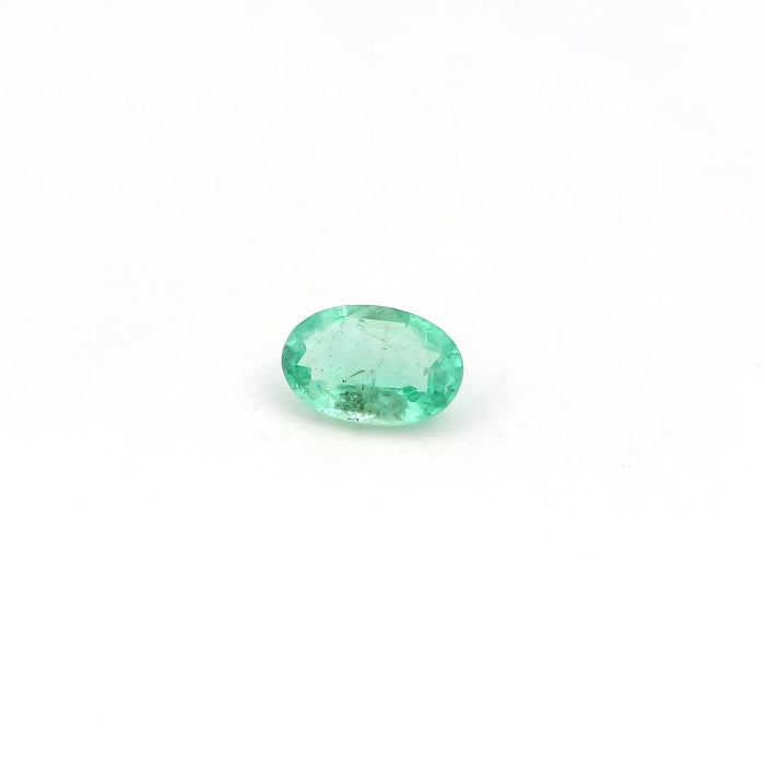 0.38ct Oval Natural Emerald (Colour Green, Clarity Slightly Included, Cut Faceted)