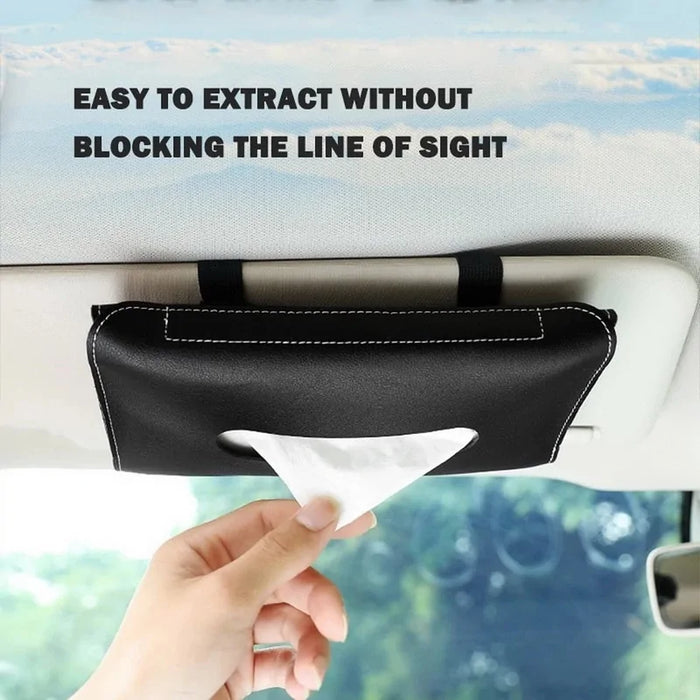 Car Sun Visor Tissue Box Holder: BMW Car Accessory