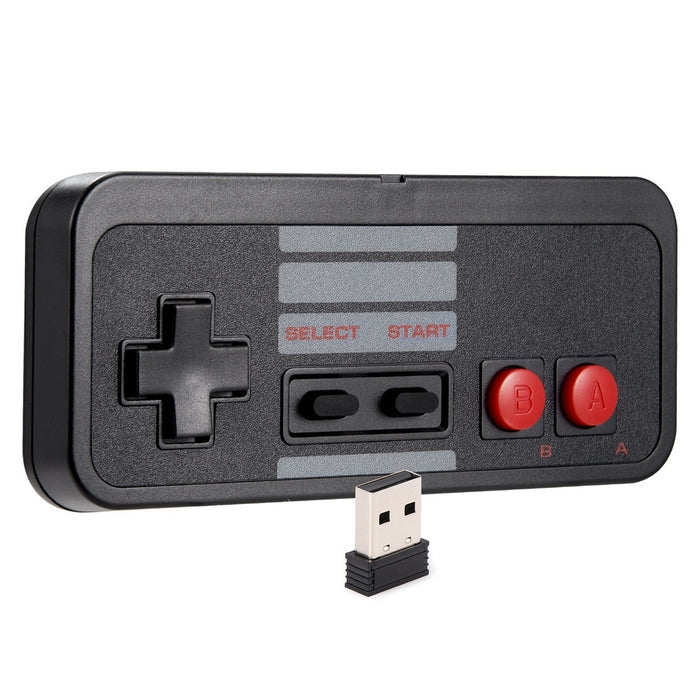 2.4GHz Wireless USB Controller Gamepad Joystick Compatible with NES Retro Games for Windows 10/8/7 PC MAC Linux Raspberry Pi