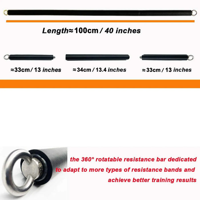 Workout Bar Fitness Resistance Bands