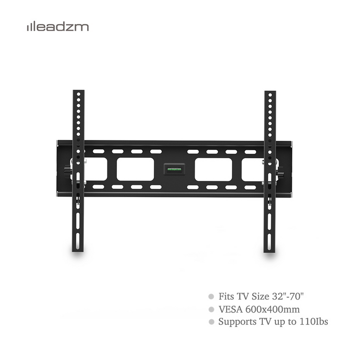 TMW600 32-70" Flat Tilting TV Wall Mount  with Spirit Level