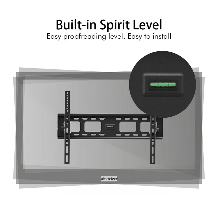 TMW600 32-70" Flat Tilting TV Wall Mount  with Spirit Level